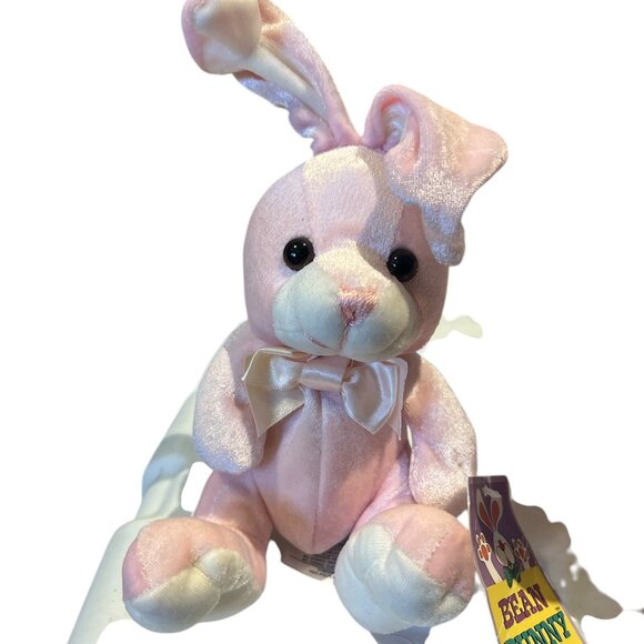 Lot of Plush Easter Animals 2 Bunnies 1 Baby Duck 1 Lamb Stuffed Animals Bunny - Picture 2 of 5